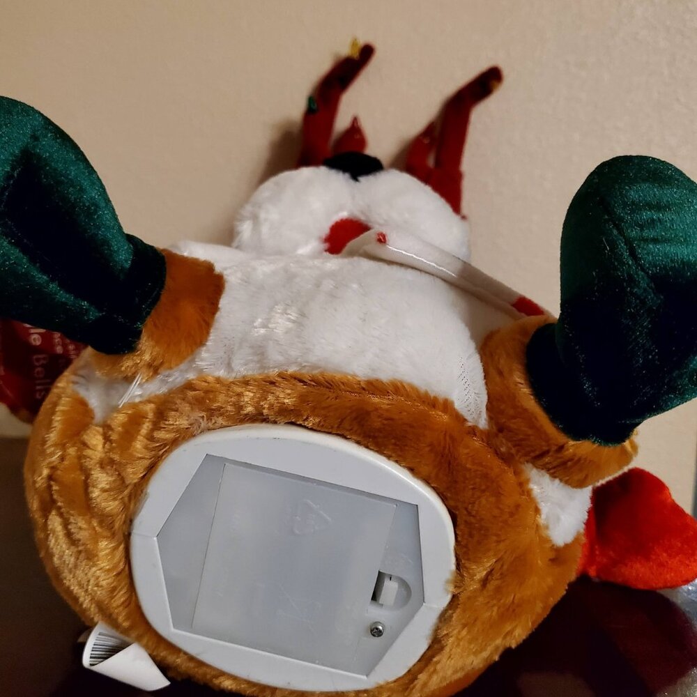 Dan Dee Christmas Dog Light Up Antlers Singing Jingle Bells Dancing - Picture 7 of 8